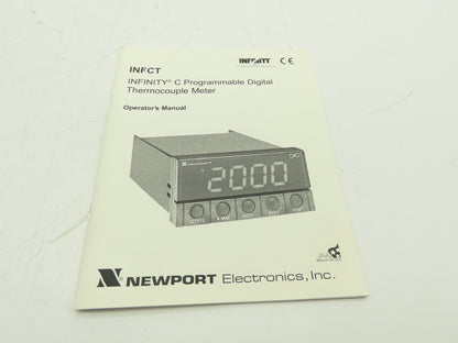 Newport  INFCT-001A/E -03 PROGRAMMABLE DIGITAL
THERMOCOUPLE CONTROLLER