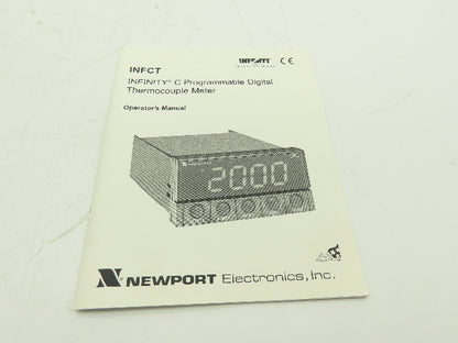 Newport  INFCT-001A/E -03 PROGRAMMABLE DIGITAL
THERMOCOUPLE CONTROLLER