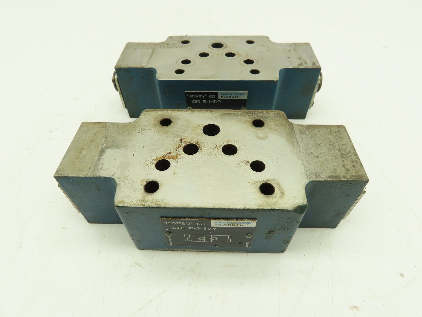 Rexroth Z2FS 10-5-31/V Hydraulic Throttle/Check Sandwich Valve Z2FS 10  LOT OF 2