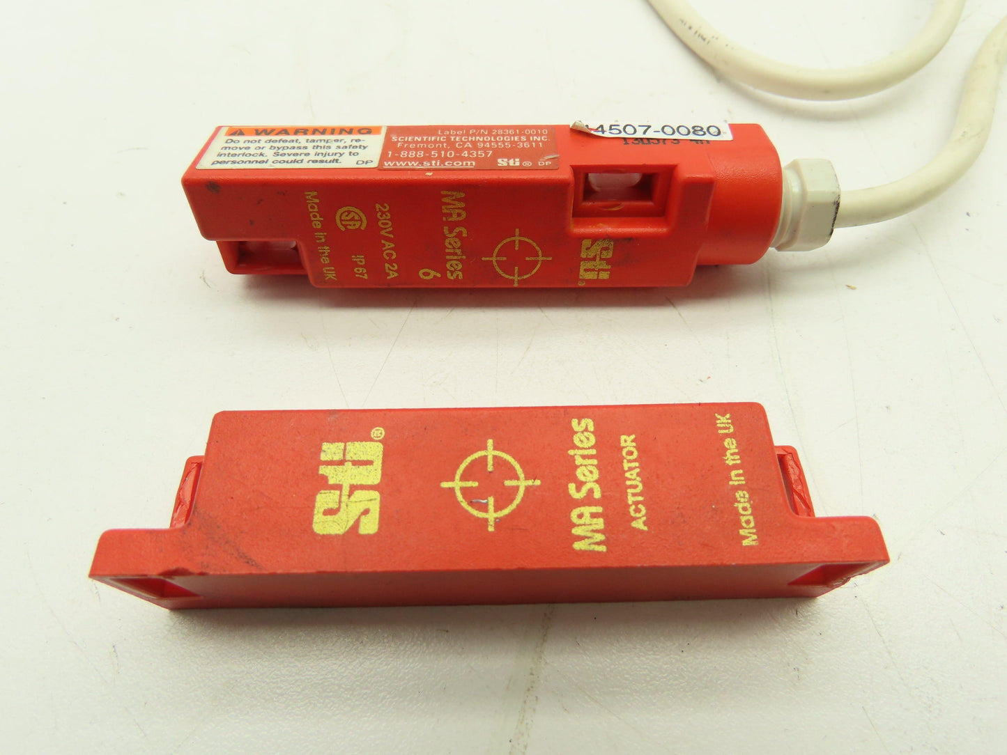 Scientific Technologies 28361-0010 STI MA Series 6  Coded Sensor With Actuator