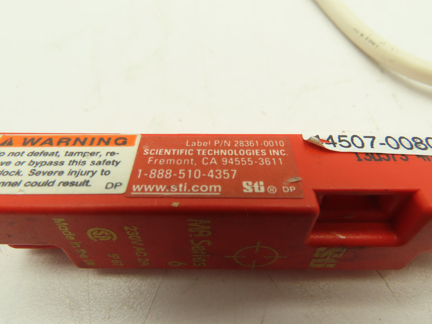Scientific Technologies 28361-0010 STI MA Series 6  Coded Sensor With Actuator
