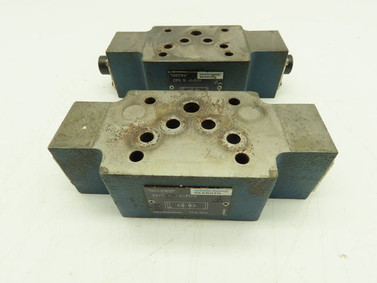 Rexroth Z2FS 10-5-31/V Hydraulic Throttle/Check Sandwich Valve Z2FS 10  LOT OF 2
