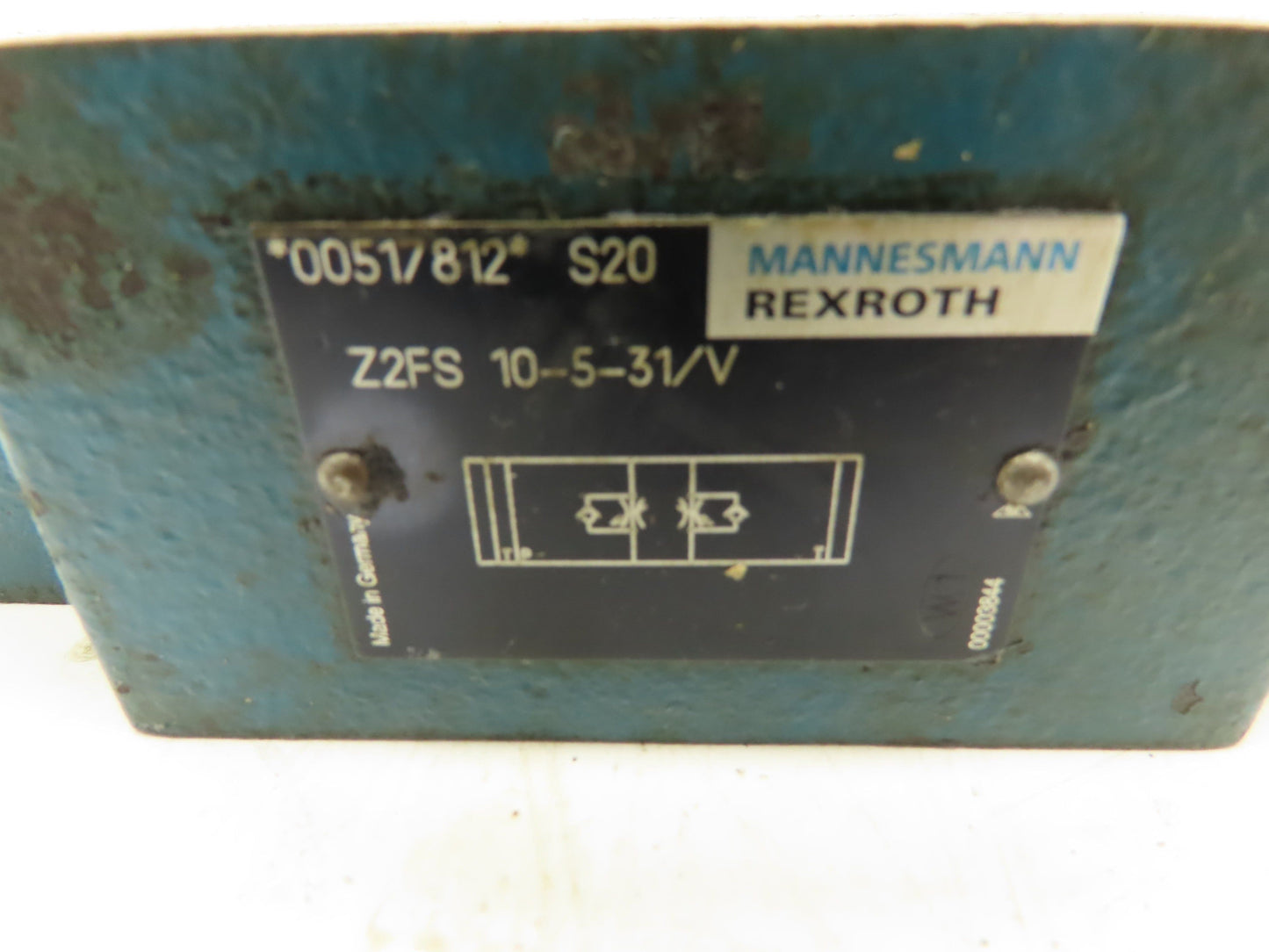 Rexroth Z2FS 10-5-31/V Hydraulic Throttle/Check Sandwich Valve Z2FS 10  LOT OF 2