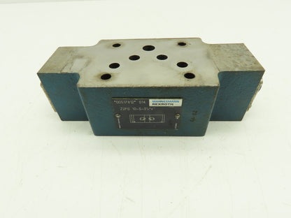 Rexroth Z2FS 10-5-31/V Hydraulic Throttle/Check Sandwich Valve Z2FS 10