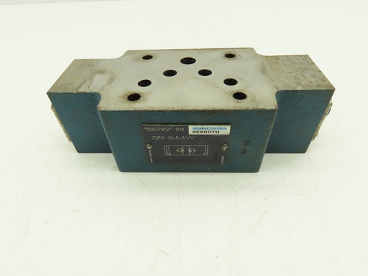 Rexroth Z2FS 10-5-31/V Hydraulic Throttle/Check Sandwich Valve Z2FS 10