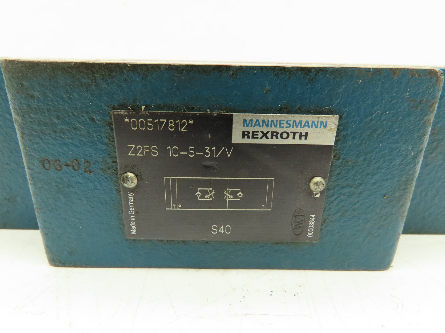 Rexroth Z2FS 10-5-31/V Hydraulic Throttle/Check Sandwich Valve Z2FS 10