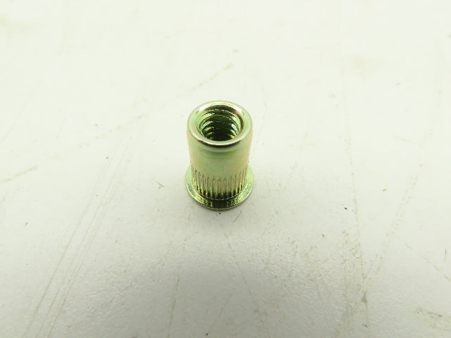 RivetKing 25C1IKFSY/P25 Steel Rivet Nut Insert Flush Grip Head 1/4-20 LOT OF 150