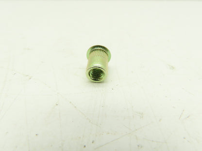 RivetKing 25C1IKFSY/P25 Steel Rivet Nut Insert Flush Grip Head 1/4-20 LOT OF 150
