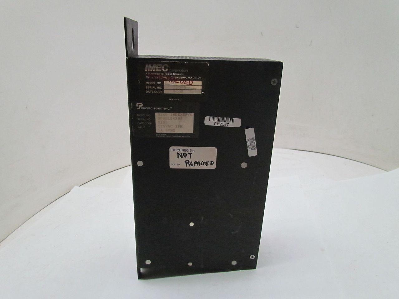IMEC Corp Pacific Scientific 5240 Indexer/Drive