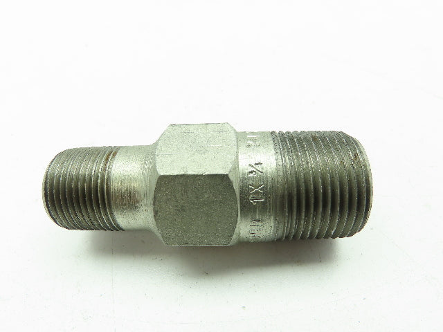 ORD Steel Concentric Swage Hex Nipple Fitting 1"x 3/4" Extra Heavy LOT OF 10