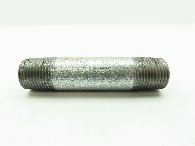Galvanized Steel Pipe Nipple 1/2"x 3-1/2" NPT Male SCH 40  LOT OF 18