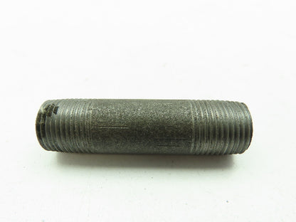 Black Steel Pipe Fitting Nipple 1/2"x 3" NPT Male SCH 80  LOT OF 20