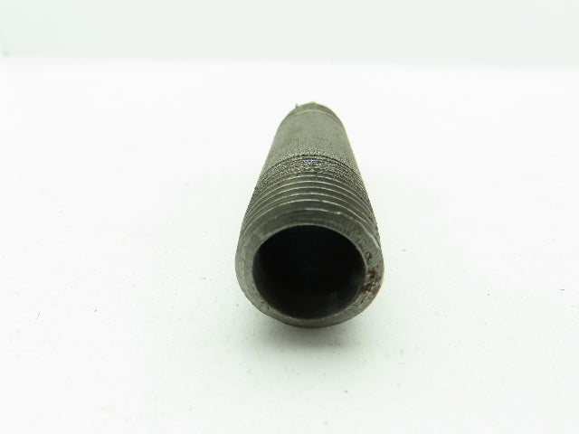 Black Steel Pipe Fitting Nipple 1/2"x 3" NPT Male SCH 80  LOT OF 20