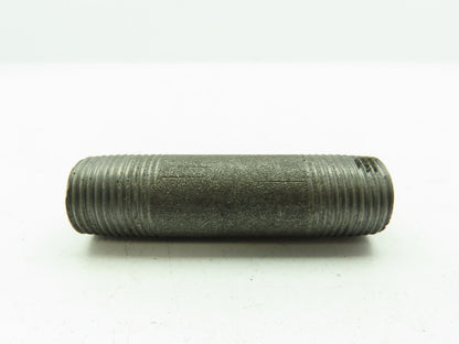 Black Steel Pipe Fitting Nipple 1/2"x 3" NPT Male SCH 80  LOT OF 20