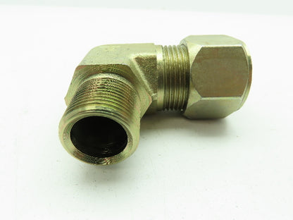Parker 16-12 CBU-S Ferulok Steel 90 Deg Male Elbow 1" Tube x 3/4" NPT  LOT OF 2