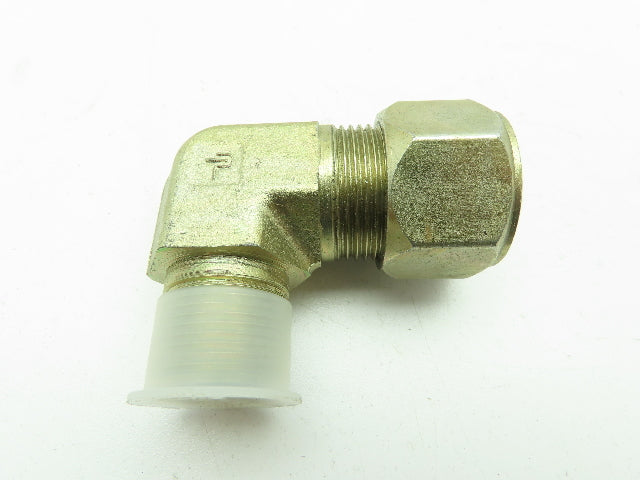 Parker 16-12 CBU-S Ferulok Steel 90 Deg Male Elbow 1" Tube x 3/4" NPT  LOT OF 2