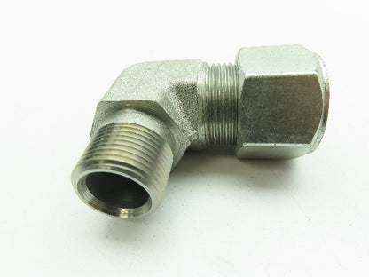 Parker 16-12 CBU-S Ferulok Steel 90 Deg Male Elbow 1" Tube x 3/4" NPT  LOT OF 2
