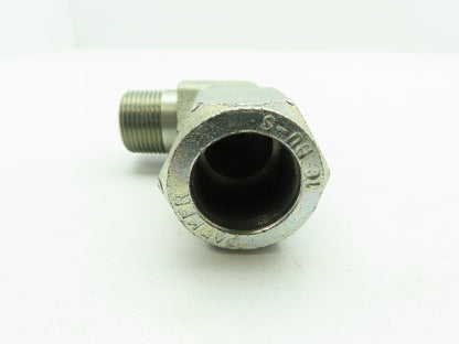 Parker 16-12 CBU-S Ferulok Steel 90 Deg Male Elbow 1" Tube x 3/4" NPT  LOT OF 2