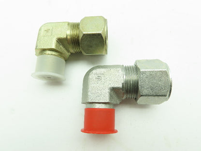 Parker 16-12 CBU-S Ferulok Steel 90 Deg Male Elbow 1" Tube x 3/4" NPT  LOT OF 2