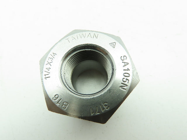 PTR-S Steel Pipe Thread Reducer Tube Fitting Adaptor 1-1/4"x 3/4" NPTF LOT OF 7