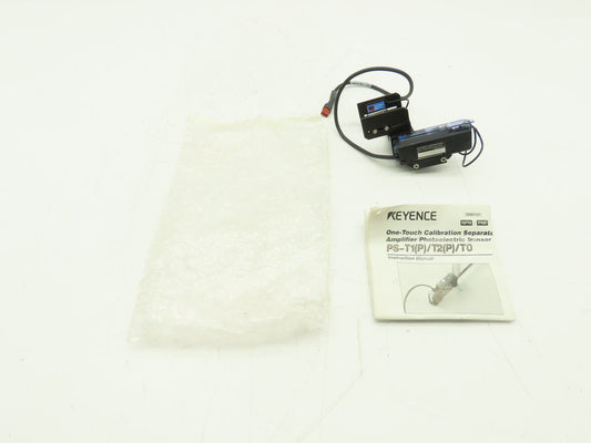 Keyence PS-T1 One-Touch Cal. Separate Amplifier Photoelectric Sensor W/ PS-56T