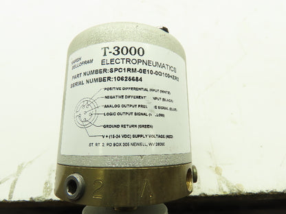 Marsh Bellofram 010-642-000 T-3000 Electropneumatic Valve Type 75 HR Relay
