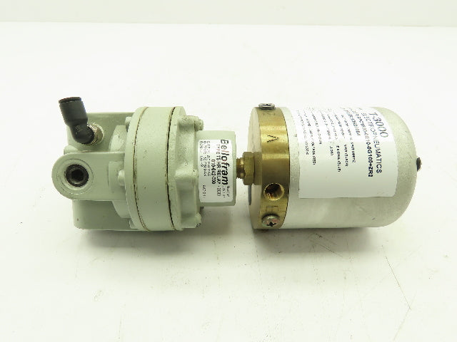 Marsh Bellofram 010-642-000 T-3000 Electropneumatic Valve Type 75 HR Relay