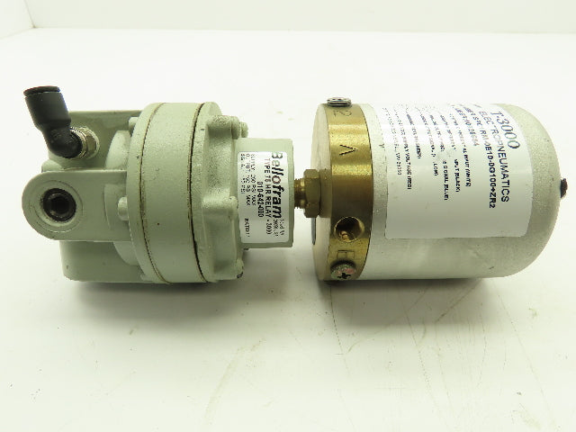 Marsh Bellofram 010-642-000 T-3000 Electropneumatic Valve Type 75 HR Relay