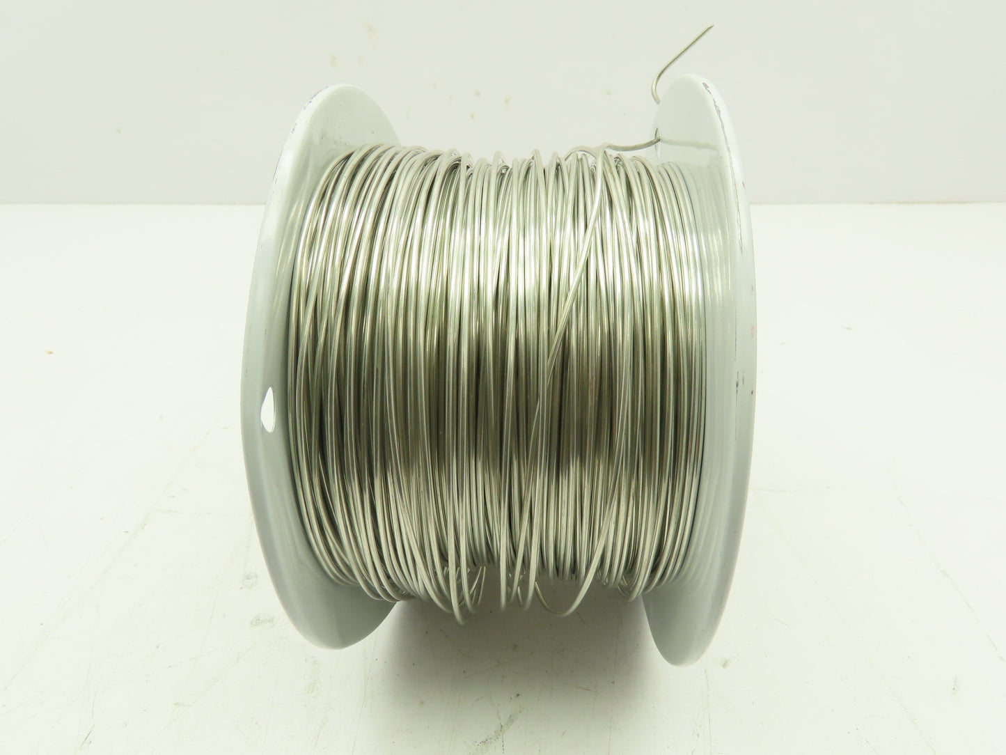 Industrial Electric 14 Ga Solid Uninsulated Tinned Coper Wire Partial 1000' Roll