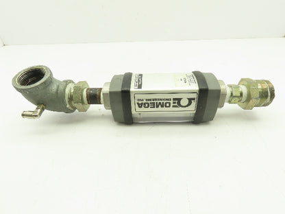 Omega HFL7922A In-line Flowmeter SCFM 70 Deg F 1000 PSI Max HFL