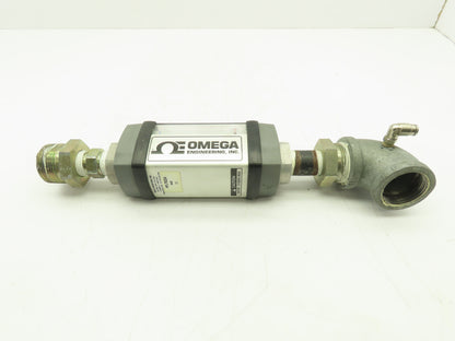Omega HFL7922A In-line Flowmeter SCFM 70 Deg F 1000 PSI Max HFL