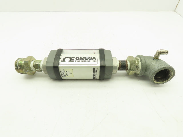 Omega HFL7922A In-line Flowmeter SCFM 70 Deg F 1000 PSI Max HFL