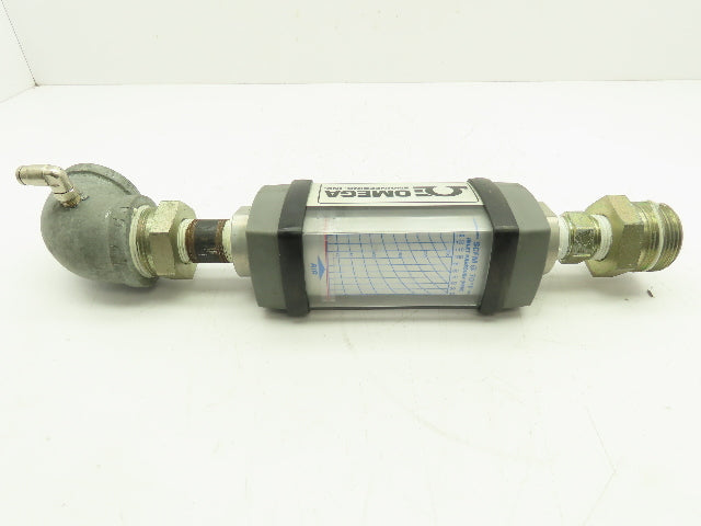Omega HFL7922A In-line Flowmeter SCFM 70 Deg F 1000 PSI Max HFL