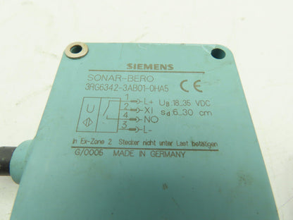 Siemens SONAR-BERO 3RG6342-2AB01-OHA5 Ultrasonic Sensor