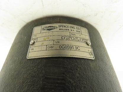 Spence F15A Safety Relief Air Valve 2-1/2" Cast Iron 0G0591-9C