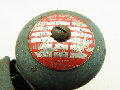 ITT General Controls K10CA1391B Magnetic Valve 110V 5 PSI 3/4" NPT