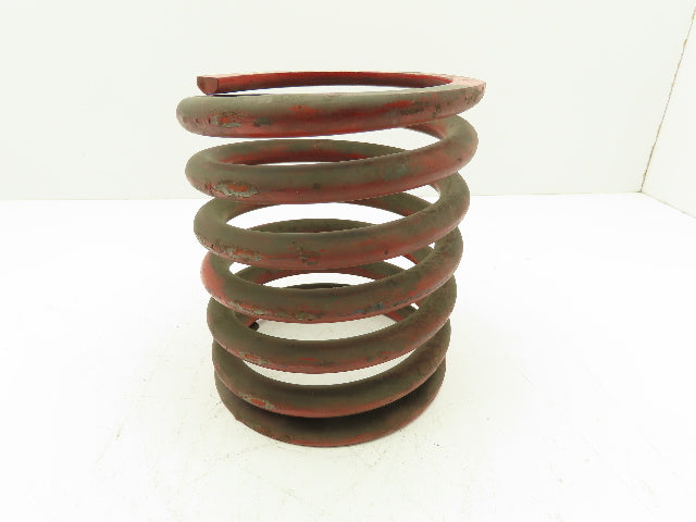 Heavy Duty Steel Vibration Isolation Reactor Coil Spring Flat Mnt 6.5"x7.5" RED
