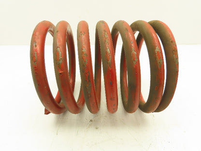 Heavy Duty Steel Vibration Isolation Reactor Coil Spring Flat Mnt 6.5"x7.5" RED