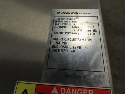Rittal AE 1016, 32x40x12 SS Electrical Enclosure W/ 100A 600V Fused Disconnect