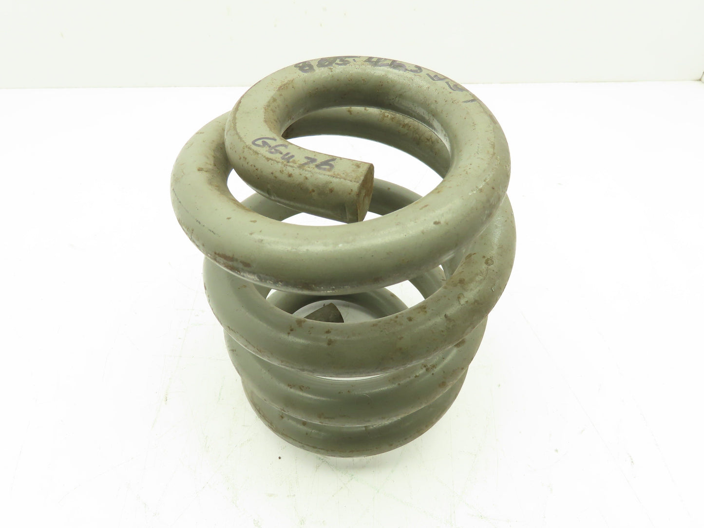 Heavy Duty Steel Vibration Isolation Reactor Coil Spring Flat Mount 6"x 8" GRAY