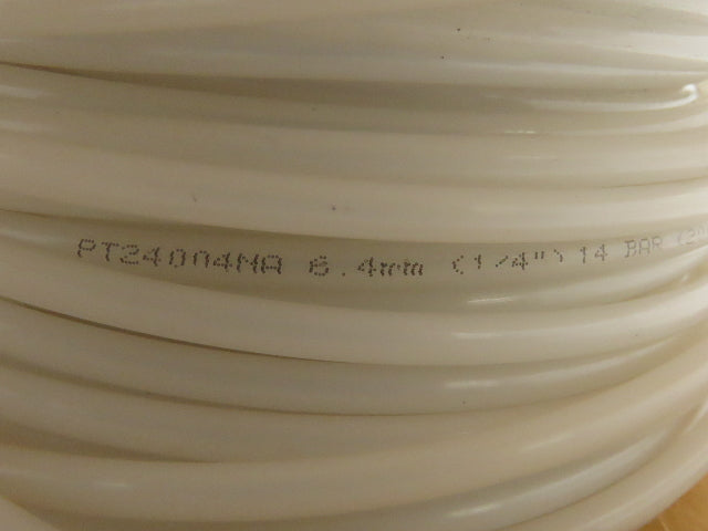 Eaton PT24004NA Polyethylene LLDPE Clear Plastic Tubing 0.25" x 0.12"  100' Roll