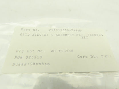 PT1513500-T46NA Turco Glyd Ring T Hydraulic Piston Seal O-Ring 13.5" Bore Dia