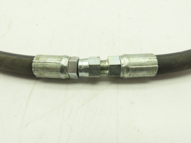 Aeroquip FC735-06 Hydraulic 3/8" Hose Assy 4' Bruiser Male x Female NPSM 1/4"-4