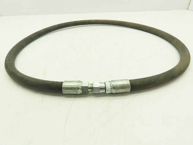 Aeroquip FC735-06 Hydraulic 3/8" Hose Assy 4' Bruiser Male x Female NPSM 1/4"-4