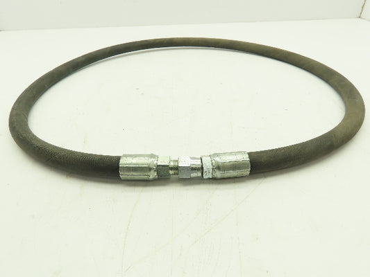 Aeroquip FC735-06 Hydraulic 3/8" Hose Assy 4' Bruiser Male x Female NPSM 1/4"-4