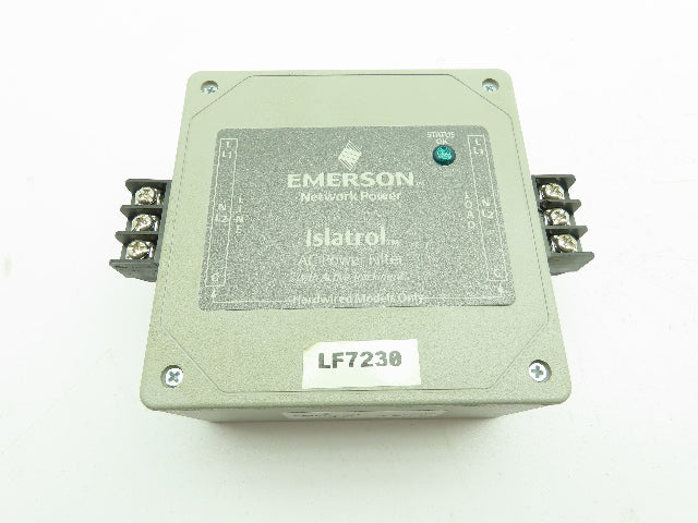 Emerson IC+107 Islatrol AC Power/Line Filter 120V 7.5A Active Tracking