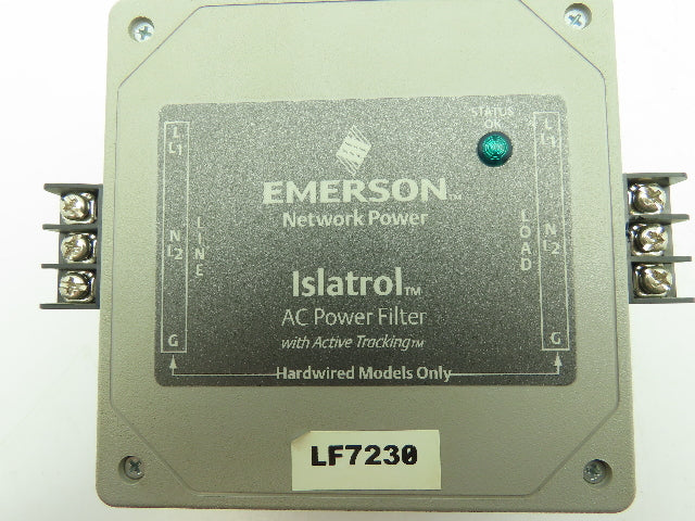Emerson IC+107 Islatrol AC Power/Line Filter 120V 7.5A Active Tracking