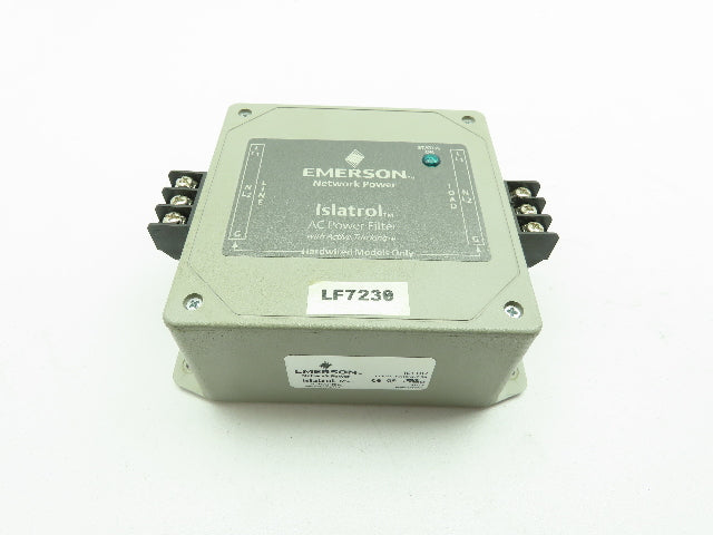 Emerson IC+107 Islatrol AC Power/Line Filter 120V 7.5A Active Tracking