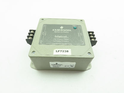 Emerson IC+107 Islatrol AC Power/Line Filter 120V 7.5A Active Tracking