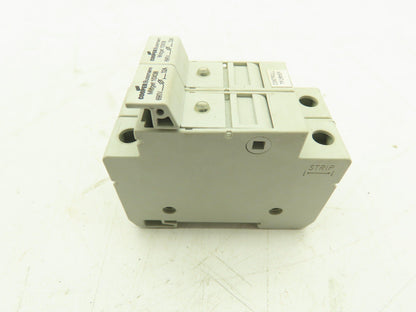 Cooper Bussmann CHM 10X38 Midget Fuse Holder IEC 2-Pole 30A/32A w/Fuses LOT OF 3
